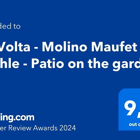 La Volta - Molino Maufet Mühle - Patio On The Garden Colico